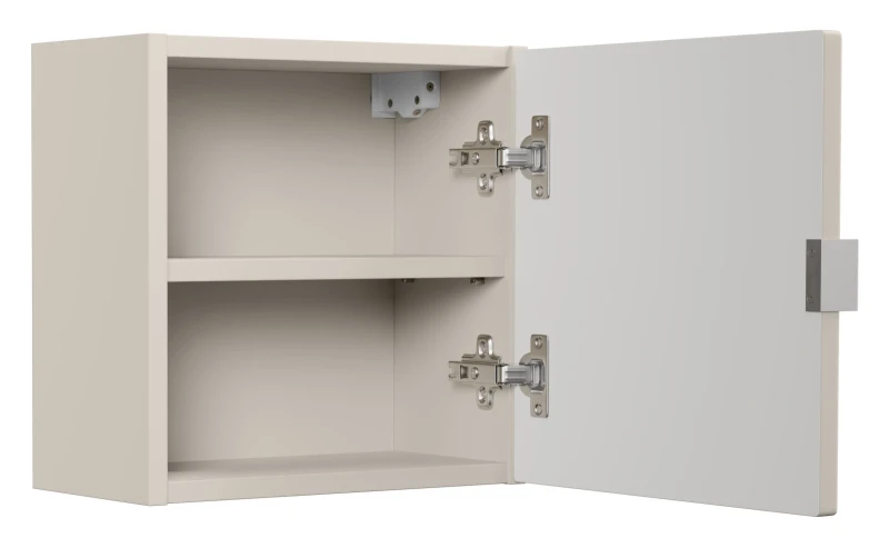 Szafka łazienkowa górna Qubik 35 cm Bella Cashmere jednodrzwiowa