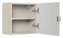 Szafka łazienkowa górna Qubik 35 cm Bella Cashmere jednodrzwiowa