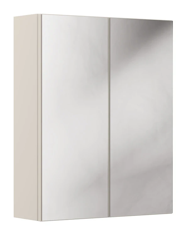 Szafka łazienkowa z lustrem 60 cm Bella Cashmere dwudrzwiowa