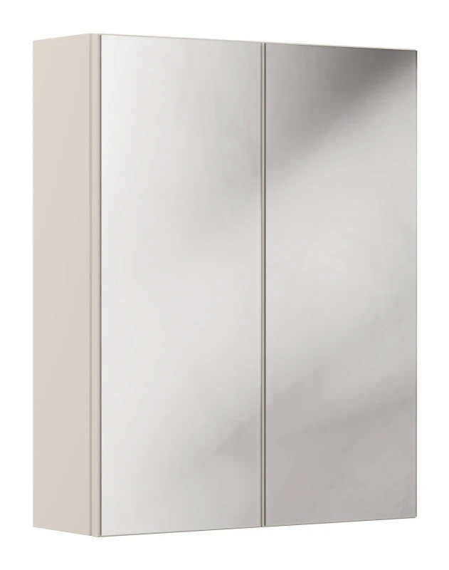 Szafka łazienkowa z lustrem 60 cm Bella Cashmere dwudrzwiowa