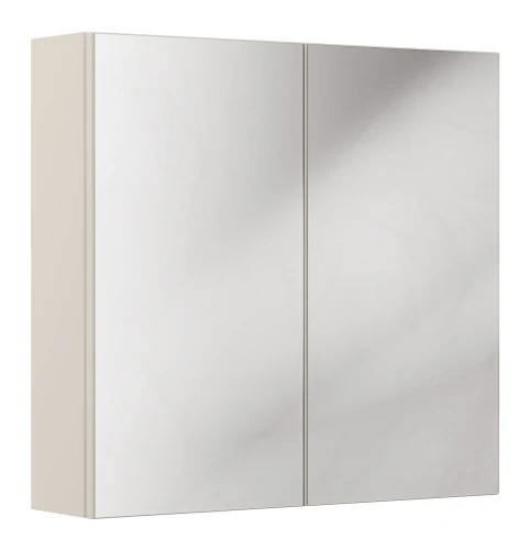 Szafka łazienkowa z lustrem 80 cm Bella Cashmere dwudrzwiowa