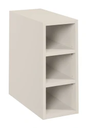 Regał łazienkowy pod blat 20 cm Bella Cashmere otwarty z 2 półkami