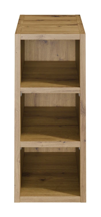 Regał łazienkowy pod blat 20 cm Bella Cashmere otwarty z 2 półkami dąb artisan