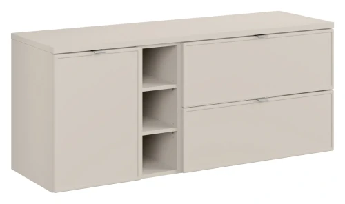 Zestaw mebli łazienkowych Bella Cashmere z blatem 140 cm - 4 elementy