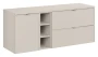 Zestaw mebli łazienkowych Bella Cashmere z blatem 140 cm - 4 elementy