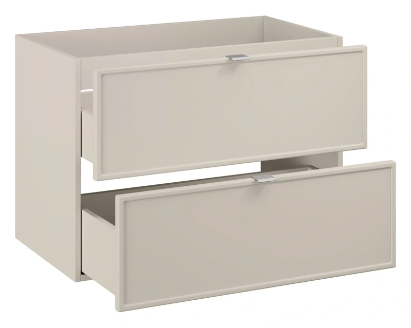 Zestaw mebli łazienkowych Bella Cashmere z blatem 140 cm - 4 elementy