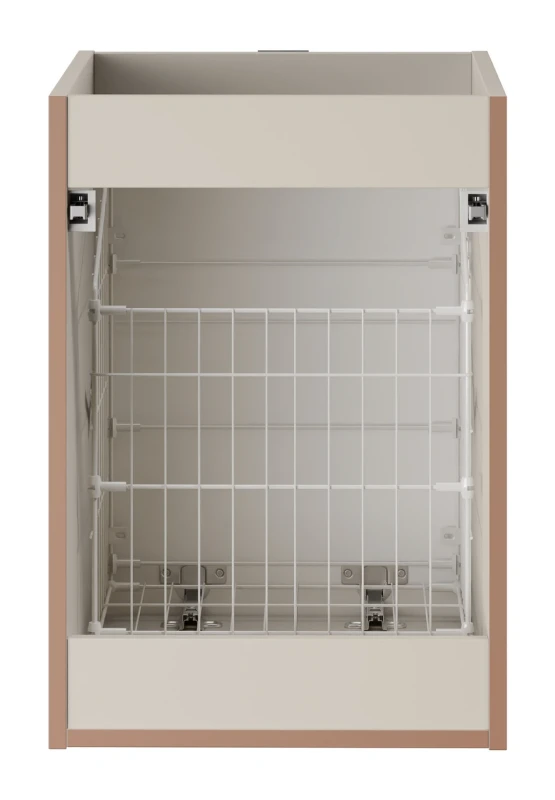 Zestaw mebli łazienkowych Bella Cashmere z blatem 140 cm - 4 elementy