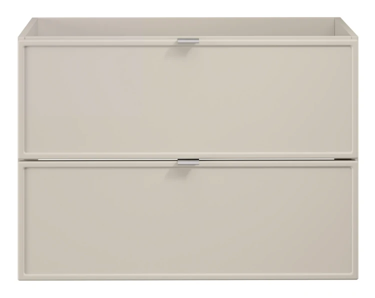 Zestaw mebli łazienkowych Bella Cashmere z blatem 140 cm dąb artisan - 4 elementy