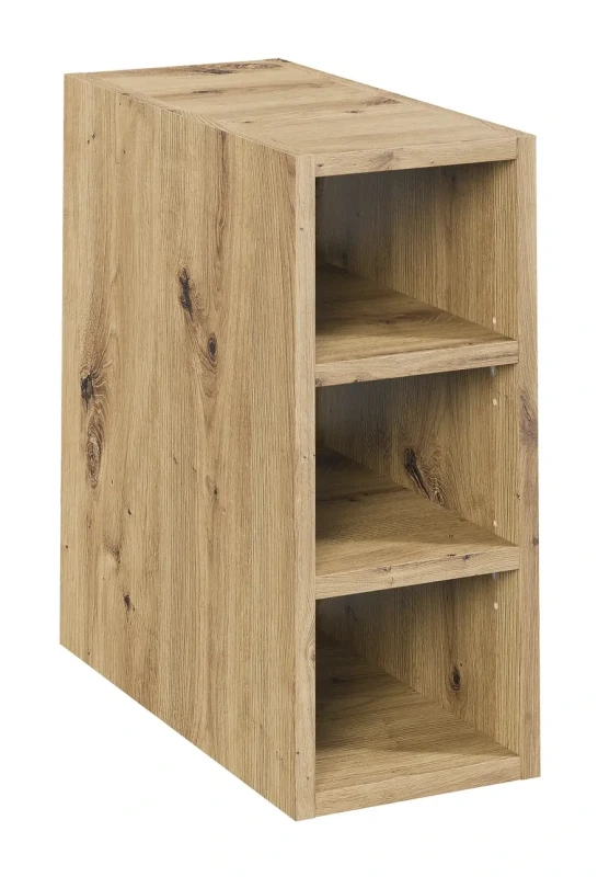 Zestaw mebli łazienkowych Bella Cashmere z blatem 140 cm dąb artisan - 4 elementy