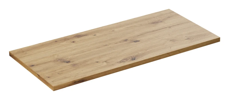 Zestaw mebli łazienkowych Bella Cashmere z umywalką Wiki i blatem 100 cm dąb artisan - 4 elementy