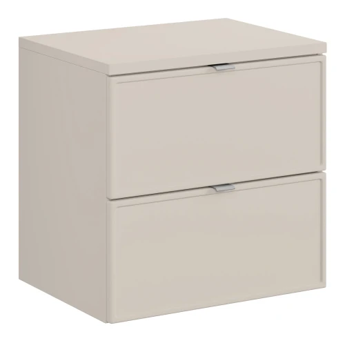 Zestaw mebli łazienkowych Bella Cashmere szafka 2 szuflady z blatem 60 cm