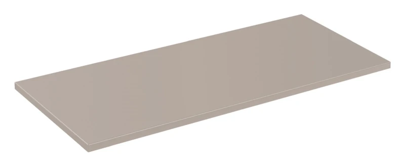 Zestaw mebli łazienkowych Bella Cashmere z umywalką nablatową Smile i blatem 120 cm - 5 elementów