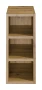 Zestaw mebli łazienkowych Bella Cashmere z umywalką Nika i blatem 140 cm dąb artisan - 4 elementy