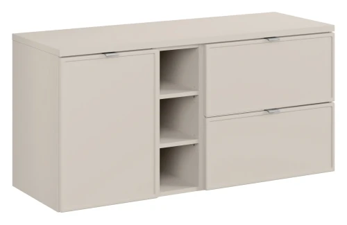 Zestaw mebli łazienkowych Bella Cashmere z blatem 120 cm - 4 elementy