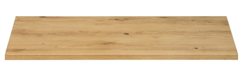 Zestaw mebli łazienkowych Bella Cashmere szafka z regałem i blatem 80 cm dąb artisan