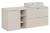 Zestaw mebli łazienkowych Bella Cashmere z umywalką Trust i blatem 140 cm - 5 elementów