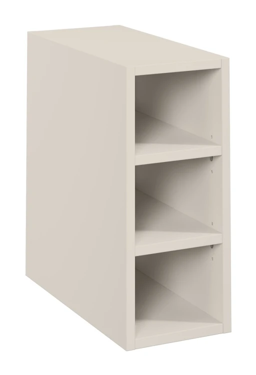 Zestaw mebli łazienkowych Bella Cashmere z dwoma umywalkami Simple i blatem 140 cm - 6 elementów
