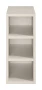 Zestaw mebli łazienkowych Bella Cashmere z dwoma umywalkami Simple i blatem 140 cm - 6 elementów