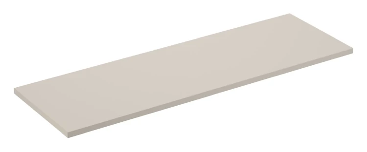 Zestaw mebli łazienkowych Bella Cashmere z dwoma umywalkami Simple i blatem 140 cm - 6 elementów