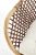 Krzesło K336 rattan naturalny/ciemny brąz