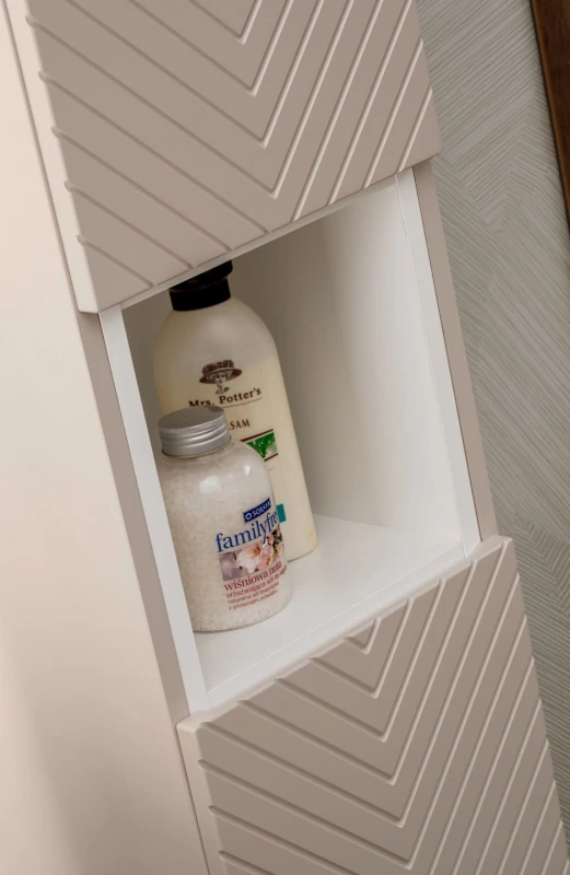 Szafka łazienkowa wysoka VIVA CASHMERE dwudrzwiowa