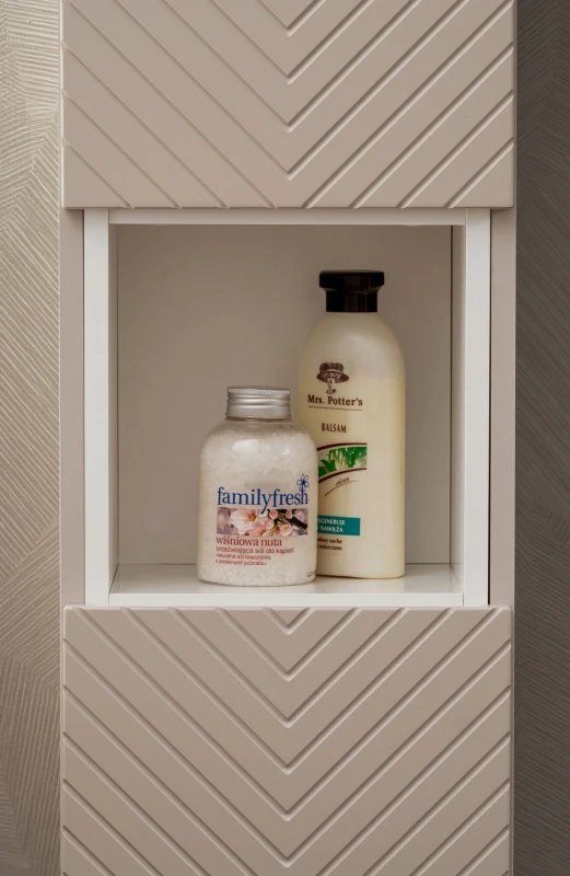 Szafka łazienkowa wysoka VIVA CASHMERE dwudrzwiowa