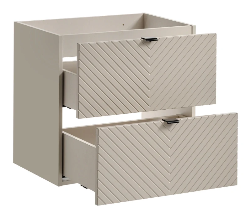 Szafka łazienkowa pod umywalkę 60 cm VIVA CASHMERE 2 szuflady