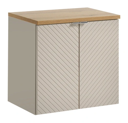 Zestaw mebli łazienkowych VIVA CASHMERE szafka 60 cm 2 drzwi z blatem dąb 60 cm