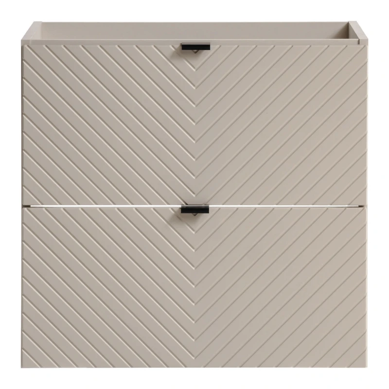 Zestaw mebli łazienkowych VIVA CASHMERE szafka 60 cm 2 szuflady z białym blatem 60 cm