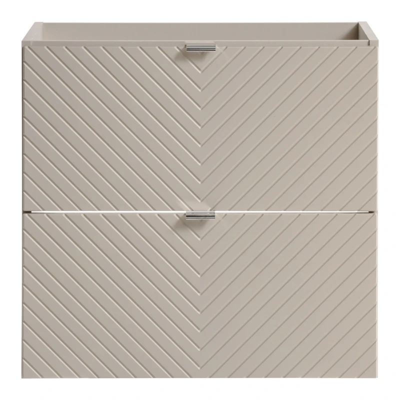 Zestaw mebli łazienkowych VIVA CASHMERE szafka 60 cm 2 szuflady z białym blatem 60 cm
