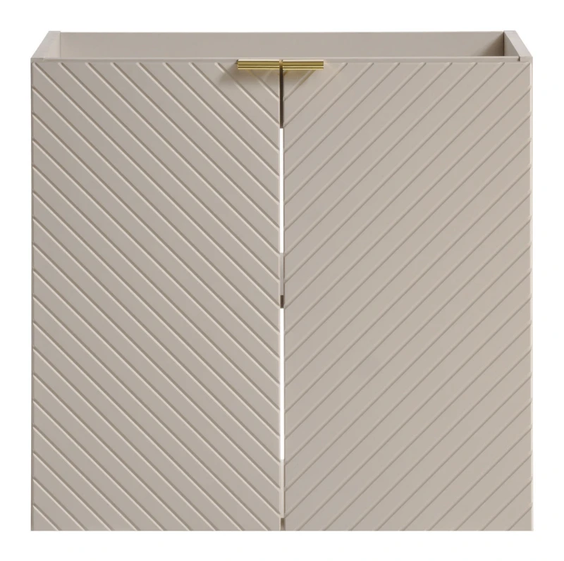 Zestaw mebli łazienkowych VIVA CASHMERE szafka 60 cm 2 drzwi z białym blatem 60 cm