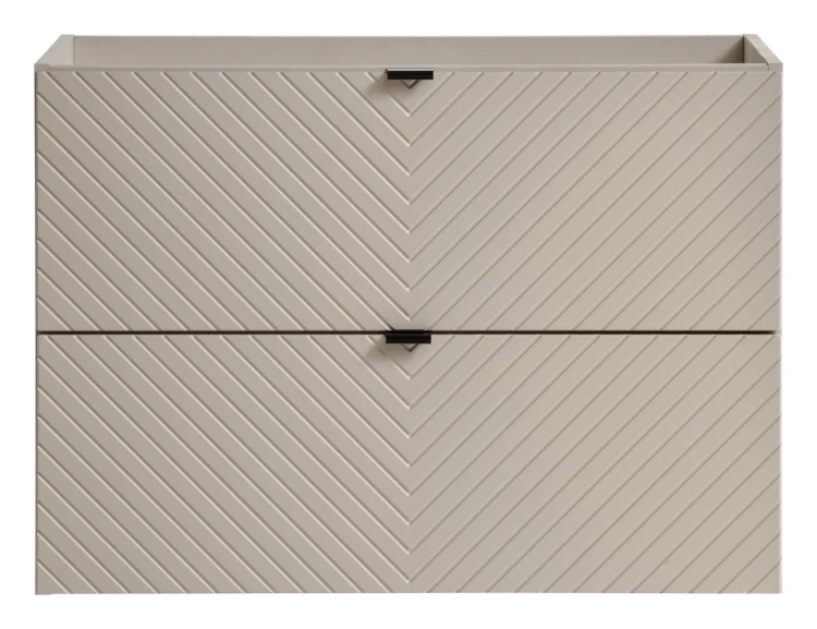 Zestaw mebli łazienkowych VIVA CASHMERE szafka 80 cm 2 szuflady z białym blatem 80 cm