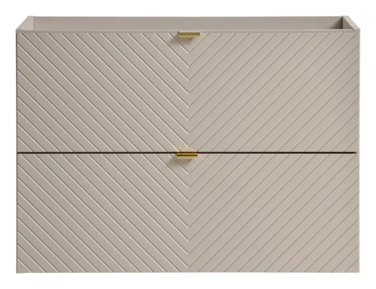 Zestaw mebli łazienkowych VIVA CASHMERE szafka 80 cm 2 szuflady z białym blatem 80 cm