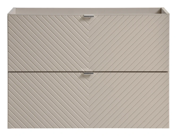 Zestaw mebli łazienkowych VIVA CASHMERE szafka 80 cm 2 szuflady z białym blatem 80 cm
