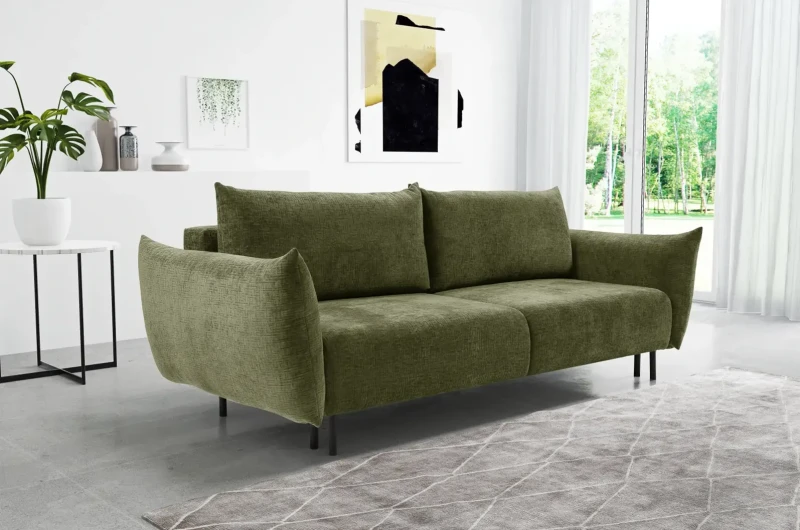 Sofa rozkładana ADEL 240 cm z funkcją spania i pojemnikiem na pościel - Over the Horizon 38