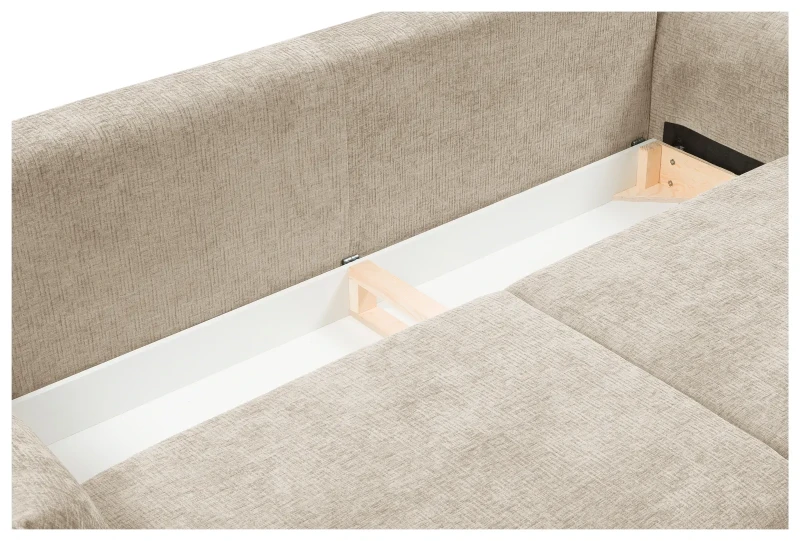 Sofa rozkładana ADEL 240 cm z funkcją spania i pojemnikiem na pościel - Over the Horizon 08