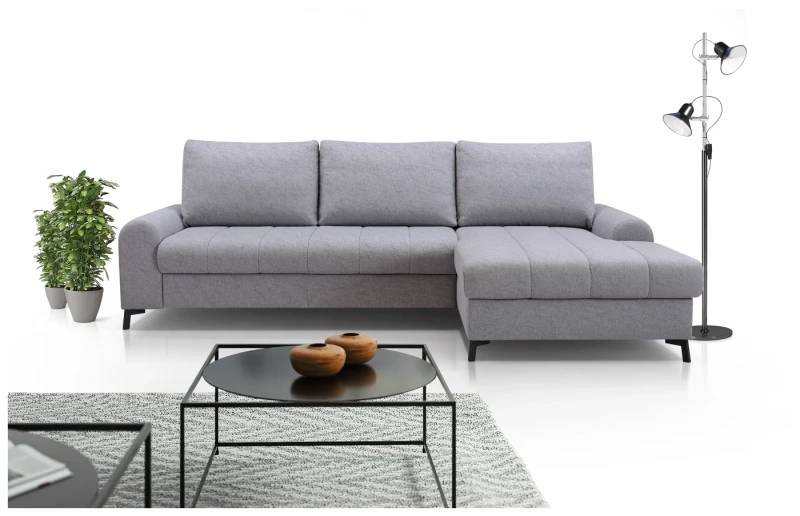 Narożnik rozkładany AKIRA 252 cm z funkcją spania i pojemnikiem na pościel - Gusto 88