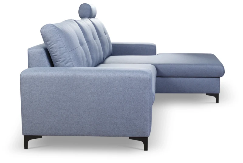 Narożnik rozkładany AVRA 251 cm z funkcją spania i pojemnikiem na pościel - Rino