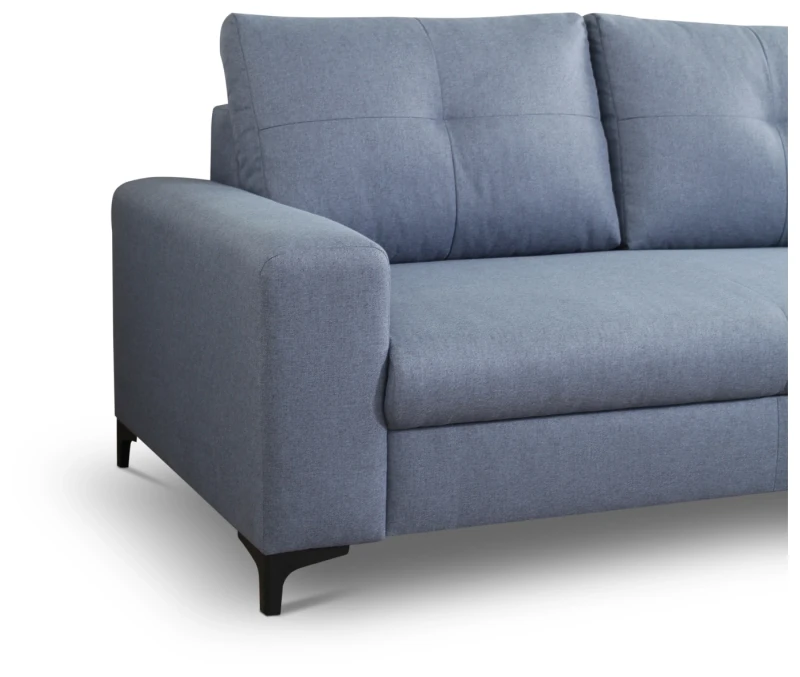 Narożnik rozkładany AVRA 251 cm z funkcją spania i pojemnikiem na pościel - Rino