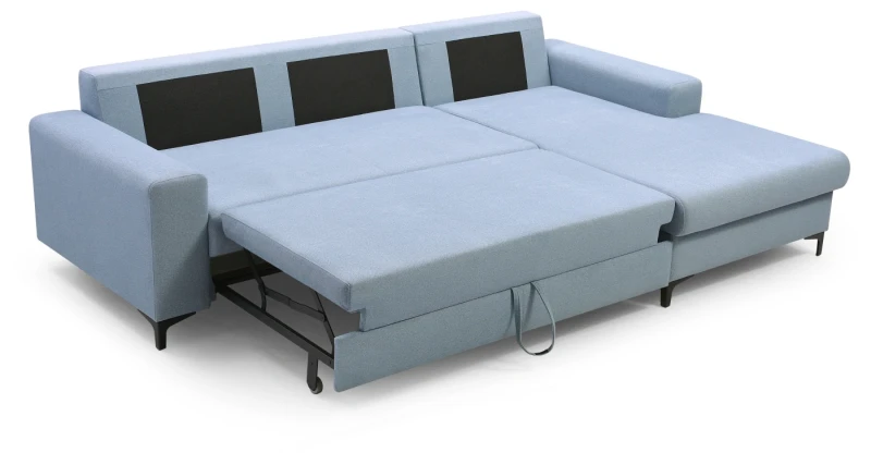 Narożnik rozkładany AVRA 251 cm z funkcją spania i pojemnikiem na pościel