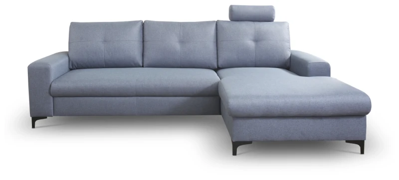 Narożnik rozkładany AVRA 251 cm z funkcją spania i pojemnikiem na pościel - Rino