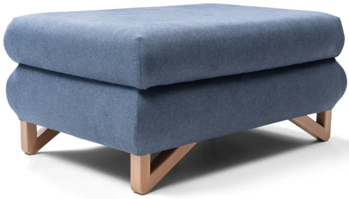 Pufa tapicerowana AVESTA w stylu skandynawskim do salonu