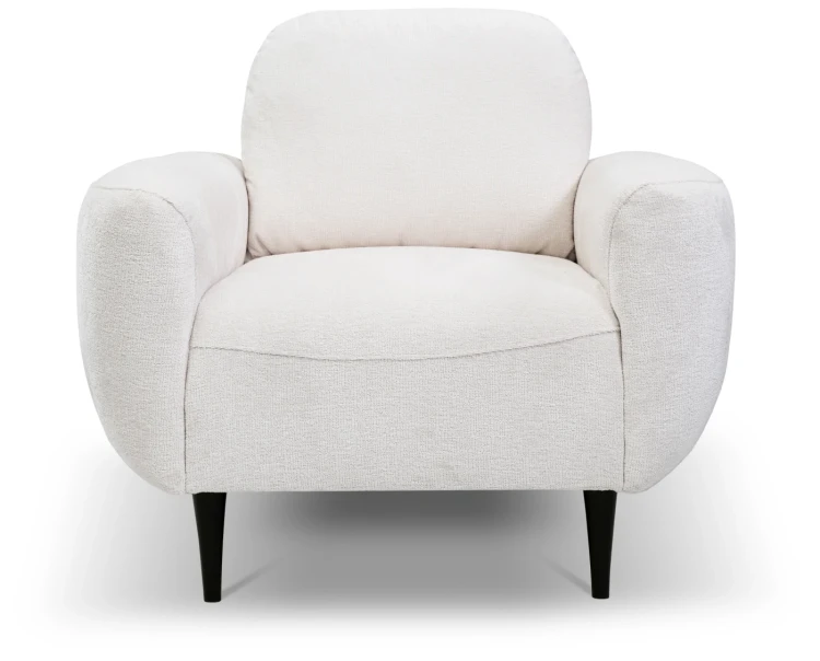 Fotel tapicerowany BOHO w stylu skandynawskim do salonu - Perfect Harmony 01