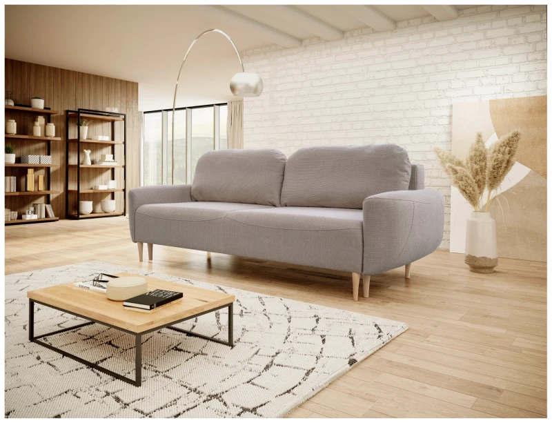 Sofa rozkładana BOHO 244 cm z funkcją spania i pojemnikiem na pościel - Ottawa 7