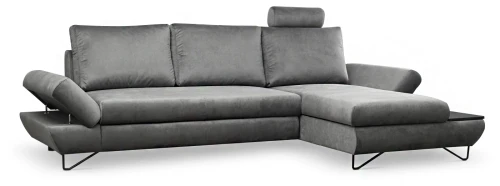 Narożnik rozkładany LOFT 284 cm z funkcją spania i pojemnikiem na pościel