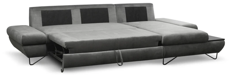 Narożnik rozkładany LOFT 284 cm z funkcją spania i pojemnikiem na pościel - Kronos 22