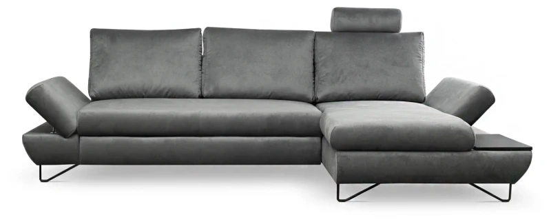 Narożnik rozkładany LOFT 284 cm z funkcją spania i pojemnikiem na pościel - Kronos 22