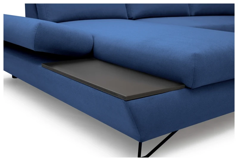 Narożnik rozkładany LOFT 284 cm z funkcją spania i pojemnikiem na pościel - Mono 241