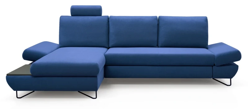 Narożnik rozkładany LOFT 284 cm z funkcją spania i pojemnikiem na pościel - Mono 241