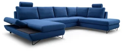 Narożnik rozkładany LOFT III 344 cm z funkcją spania i pojemnikami na pościel